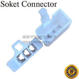 Socket Connector 3 Pin Kecil Mobil Motor Soket Konektor - S10008288 2 PCS