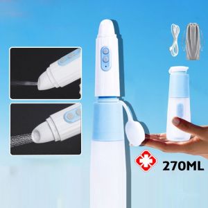 NEXASHOP ชาร์จผ่าน USB บิเดต์ไฟฟ้า ความจุขนาดใหญ่ ควบคุมแรงดันน้ำ บิเดต์แบบถือ ใหม่ ชาร์จใหม่ได้ ขวดเพอริ ผู้หญิง