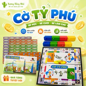 Bộ Đồ Chơi Cờ Tỷ Phú Size 31x31cm Trò Chơi Giải Trí Cho Bé Và Người Lớn Xương Rồng Nhỏ