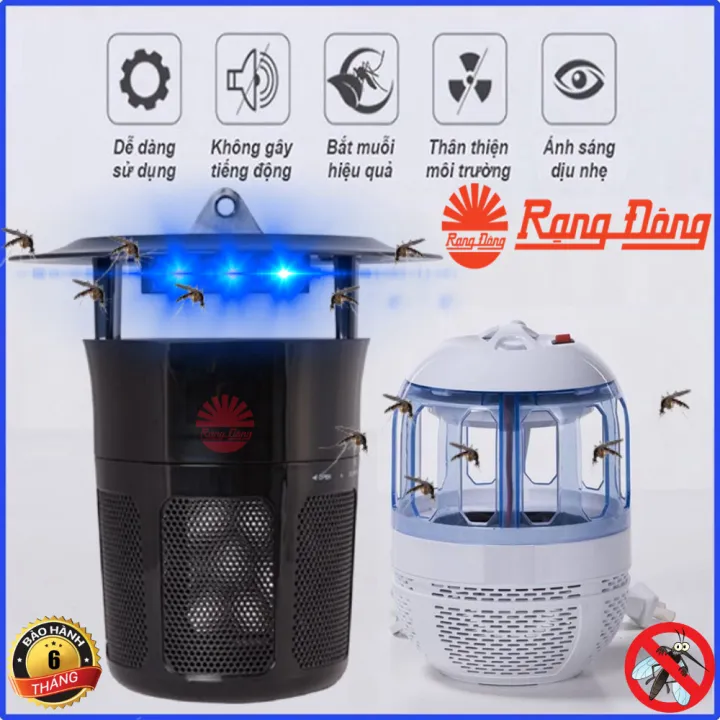 Đèn bắt muỗi Rạng Đông, không gây mùi khét, không tốn điện, Máy bắt ...