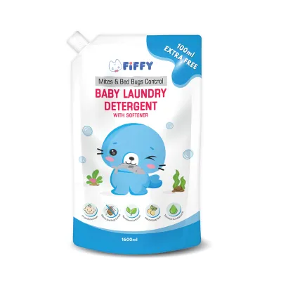 FIFFY MITES & BED BUGS CONTROL BABY LAUNDRY DETERGENT (1.6L REFILL PACK) DETERGEN PAKAIAN (2551)