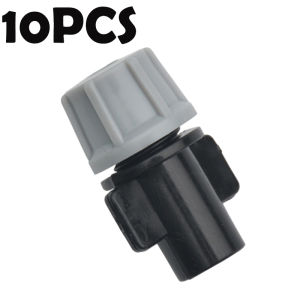10PCS Irrigation Nozzle Misting Nozzles Fog Adjustable Micro Flow Sprinkler Head for Drip Irrigation