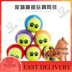 Dog Toy 6cm Colourful Tennis Ball for Dogs or Puppy ( Random Colour)