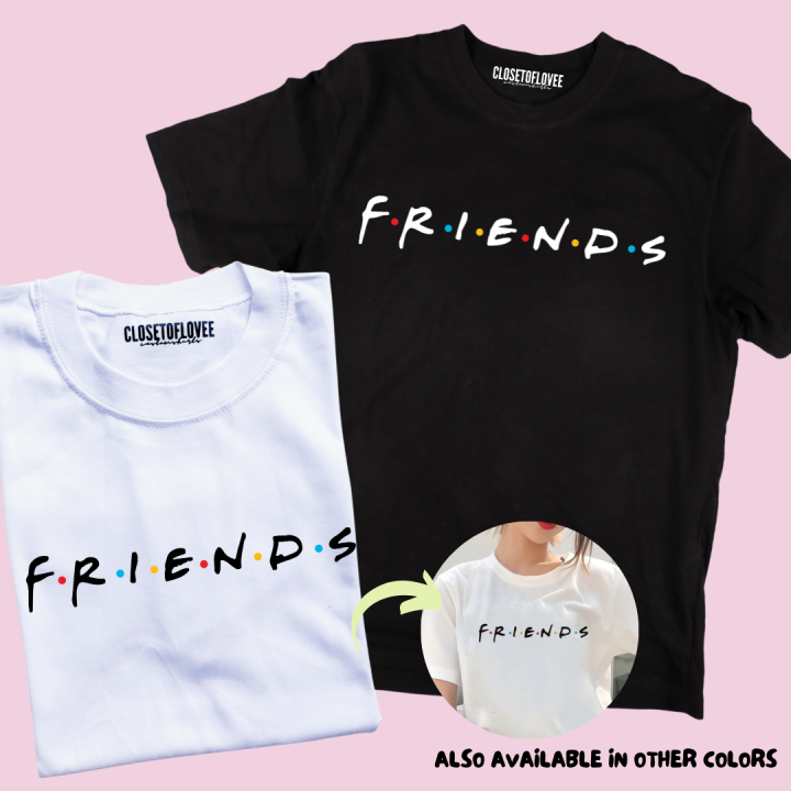 friends personalisation tee shirt