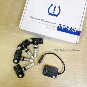Cảm biến áp suất lốp van trong TPMS tích hợp màn android - Việt Bắc Car Store