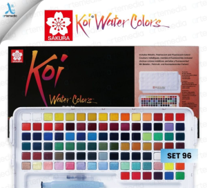 Sakura Koi Watercolor 96 Studio Set Sketch Box