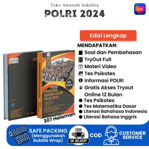 Buku Terbaru PANDUAN SUKSES LOLOS POLRI (Edisi Lengkap & Edisi Hemat + Free Akses Online) Sesuai Dengan kisi-kisi Terbaru POLRI