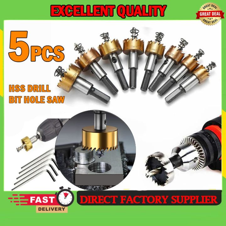 Metal Heavy Duty Hole Saw, HSS Drill Bits Tooth Set Stainless Steel Metal  Alloy Cutter 16mm-30mm Best Quality, Drill Bit Set Lazada PH