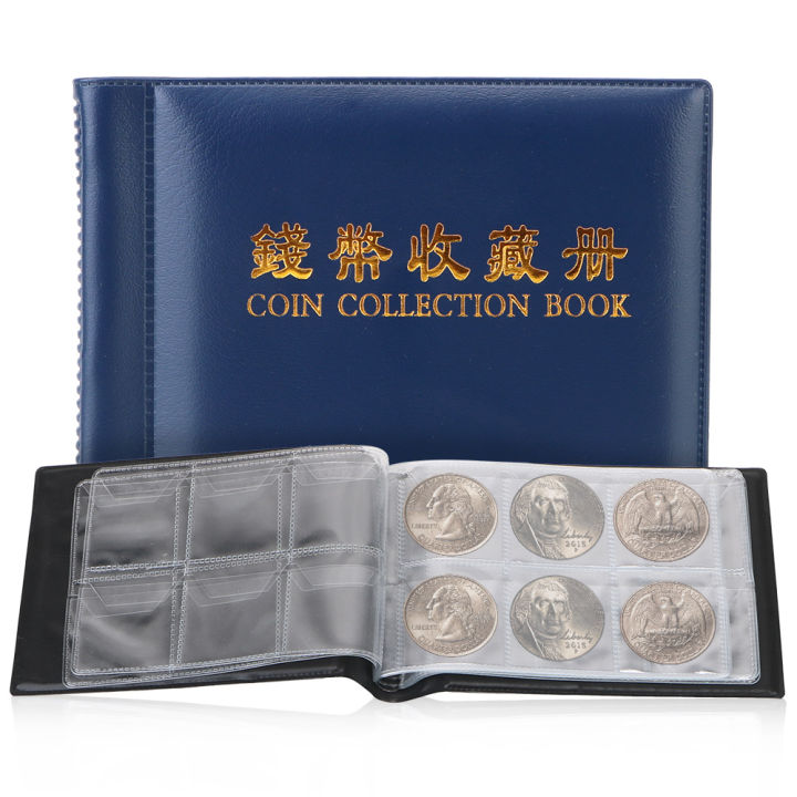 Coin Collection Book 60 Pockets Coin Storage Bag Gifts For