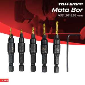 Mata Bor Set Lengkap Multifungsi / Mata Bor Drill Bit HSS 1.98-3.56mm 5 PCS - SV-VDB26