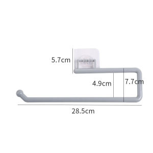 ที่แขวนทิชชู่ม้วนในห้องน้ำ ที่แขวนกระดาษทิชชู่ ราวแขวนทิชชู่ ครัวผ้าเช็ดตัวม้วนแขวน ที่ใส่ทิชชู่ติดผนัง ที่แขวนผ้าเช็ดมือ