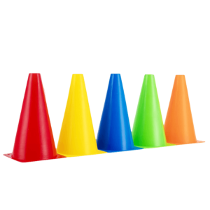 Nấm tập chiến thuật - Marker - Cone - Chóp nấm tập luyện trong bóng đá bóng rổ... nhựa nhiều màu 23cm 30cm 50cm