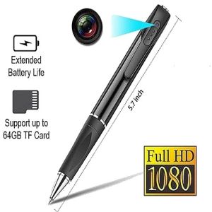 32GB Spy Pen Mini Hidden Camera - 1080P Full HD Video Record - Big Battery