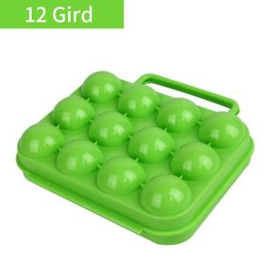 LUQIU 6/12 Grid Durable Organizer Case Folding Organizer Eggs Box Case Egg Storage Box Egg Tray Outdoor Camping Picnic