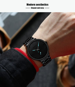 CRRJU Jam Tangan Elegan Pria Submariner Model Abadi Fashion Penjualan Panas Jam Kuarsa Tahan Air2150S