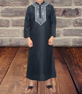 JUBAH PRIA GAMIS PRIA LENGAN PANJANG PENDEK ATASAN FASHION BORDIR POLOS DEWASA REMAJA TERBARU
