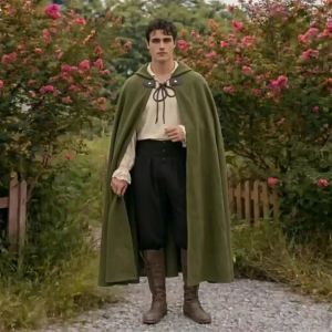 New Medieval Cloak Kings Guard Cloak Halloween cosplay Renaissance retro dress