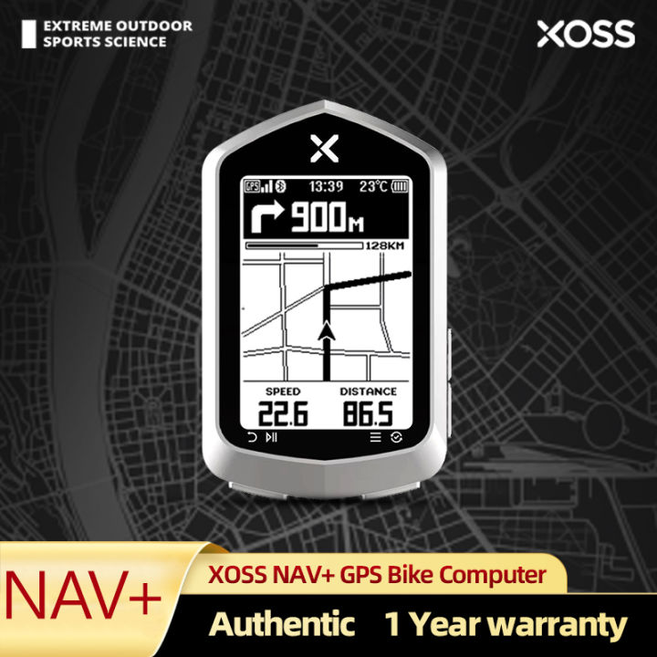 XOSS G Gen2 GPS Bike Computer Wireless, Bluetooth IPX7 Waterproof Cycling Computer, Rechargeable Bicycle Speedometer Odometer With 2.2 Inch LCD Screen, 28 Hrs Long Battery Life Fits All Bikes (XOSS AP