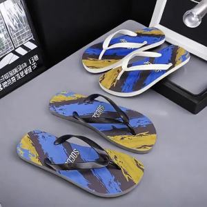 Custom Patterned Slippers With UV Printing Logo Personalized Flip-Flops Printed Branding Outdoor Sandals For Men And Women
