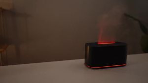 Flame Lamp USB Small Aromatherapy Simulated Flame Humidifier for Bedroom Home Office Desk Atmosphere LightDesktop