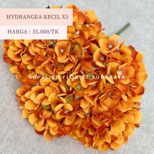 SFS - [CABANG 5] HYDRANGEA KECIL X5 BUNGA HYDRANGEA HORTENSIA ARTIFICIAL FLOWER KOREAN BOUQUET PREMIUM FLOWER BUNGA PALSU SURABAYA HIASAN BUNGA TANGAN HAND BOUQUET BUNGA VAS