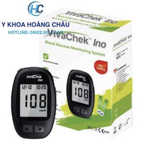 [CHÍNH HÃNG] Máy đo đường huyết VIVACHEK INO (Máy kèm 50 que 50 kim)