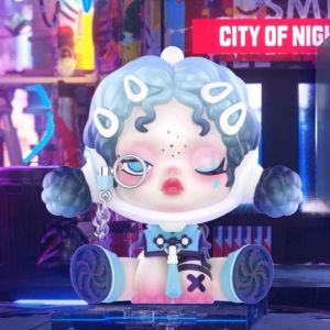 POPMART SKULLPANDA Night City Series Figures pop mart skullpanda blind collection action figure decorative gift