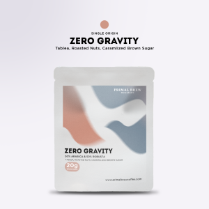 Zero Gravity | 20g Single Dose Coffee | Arabica & Robusta Blend | Primal Brew