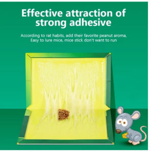 10PCS Mouse Board Sticky Rat Glue Mouse Adhesive Glue Board Mice Catcher Trap Non-toxic Pest Control for Restaurant Kitchen
