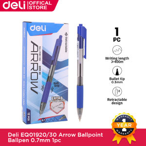 Deli 0.7mm Gel Pen Stationary School Supplies EQ01920-BK/EQ01930-BL 1PC
