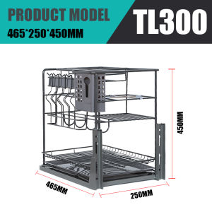 Pull Out Spice Rack Pull Out Condiments Racks Kitchen Organizer Seasoning Set Nano Coating
