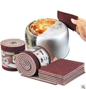 【Neatly】 Kitchen Cleaning Dish Washing Wipe Pots and Bowls Emery Sponge Wipe Magic Wipe Strong Dirt and Rust Cleaning Brush Rag High Quality Wholesale Super Low Price