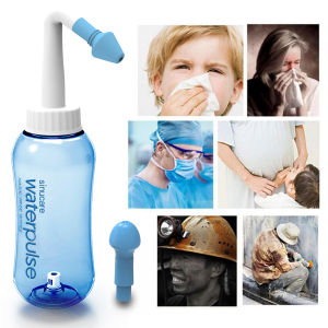 Nose Wash Bottle With 2 Nozzles Neti Pot Nose Rinsing Bottle Irrigater nassal spray Washer for Adult kids Allergic Rhinitis Sinus