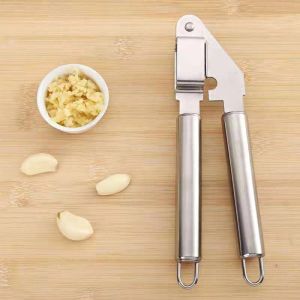 Alat Pencacah Penghancur Penghalus Bawang Putih Garlic Press Stainless Stell