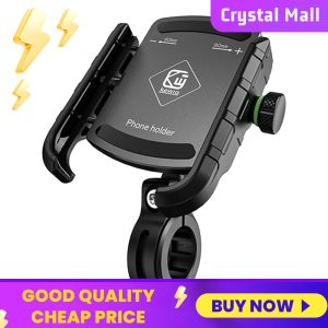 COD [Free Shipping] Bike Phone Mount with Anti-Vibration and Shock Absorption for Mountain Biking Scooter and E-Bike with Secure Locking Mechanism