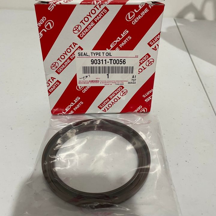 ORIGINAL TOYOTA 1ZZ/3ZZ CRANKSHAFT OIL SEAL (FLYWHEEL SIDE) Lazada PH