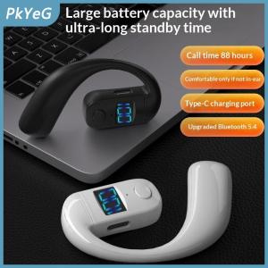 PkYeG Chạy Không Dây Bluetooth Tai Nghe Bt5.4 180 ° Xoay Tai Móc Tai Tai Tai Nghe Cho Vivo Huawei Oppo Xiaomi