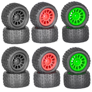 1/18 Wheel Tires Rubber Wheel Supplies for Car Toy Remote Control Crawlers Model Car Rubber Wheel Parts