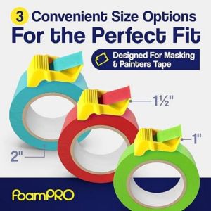 IUYJN 3pc/set Compact Tape Dispenser Non-slip Smooth Cutting Adhesive Tape Holder Office Tape Cover Tape Corner DIY