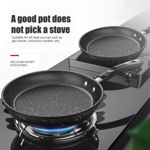 Frying Pan 24cm Korean Style Frying Pan Non Stick Food Pot Pancake Pan Fry Pan Keimav