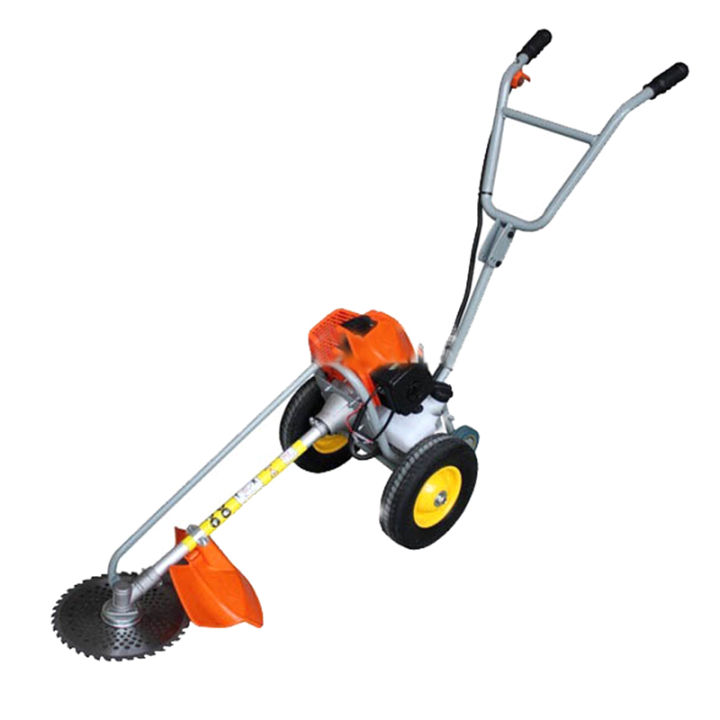 KARTEN รถเข็นตัดหญ้าเบนซิน 2 จังหวะ CQ002-2 สีส้ม