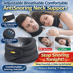 [Adjustable Snore Stopper] Breathable Comfortable Neck Brace Anti-Snoring Device Sleep Aid Health Care Product