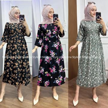 midi dress polos terbaru 2025 Jual Gamis Midi Polos Terbaru 2025 Terbaru Online dengan Harga Terbaik