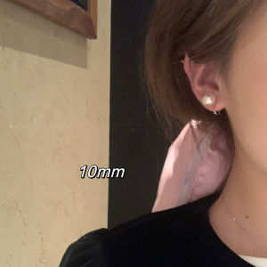 Retro White Pearl Earrings New French Ear Clip Fashion Mosquito Coil Holder Women Without Ear Holes Jewelry Accessories