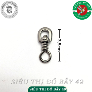 Chống xoắn khóa link inox câu cá làm xích thú cưng size lớn