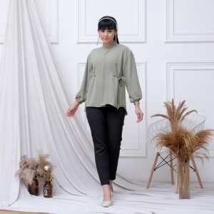Blouse Wanita Kekinian Outfit Tali Samping Cringkle Airflow Premium Model Terbaru