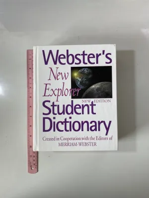 Websters NEW EDITION New Explorer Student Dictionary Hardback books หนังสือความรู้เกี่ยวกับคำศัพท์ปกแข็งภาษาอังกฤษสำหรับเด็ก (มือสอง)