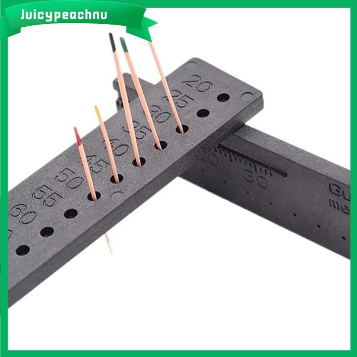 JUICYPEACHNU Plastic Dental Endo Rulers Point Gauge Calibrating ...