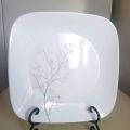Corelle Jacaranda Square Round 10-1/4-inch Dinner Plate, 26cm. 