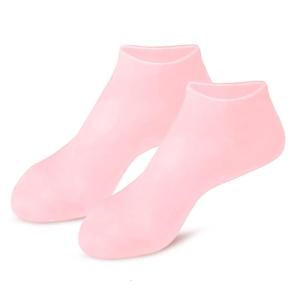 Silicone Moisturizing Socks for Women Foot Therapy Short Socks Dry Cracked Heels Soft Gel Spa Pedicure Socks Foot Care